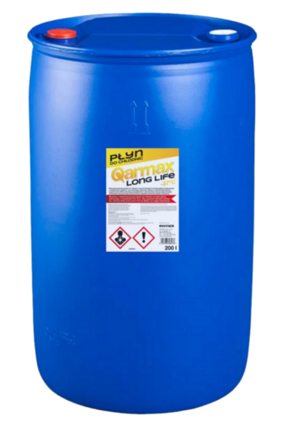 QARMAX PŁYN DO CHŁODNIC LONG LIFE Żółty 200L