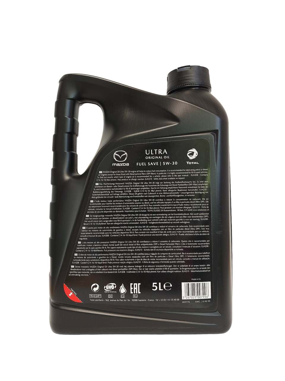 Mazda Original Oil Ultra 5W-30 5L OEM 2214205/183666/DEX107 1