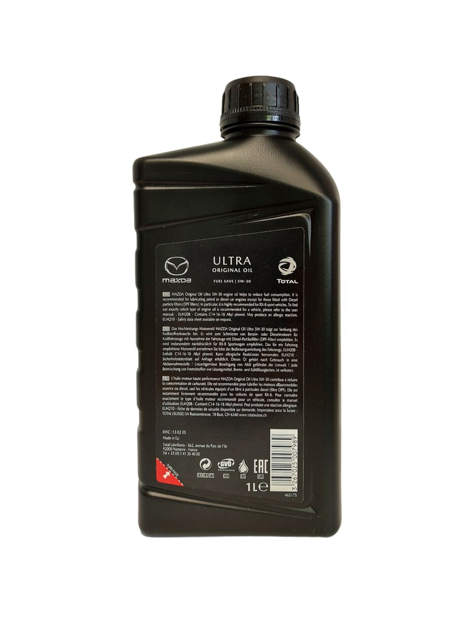 Mazda Original Oil Ultra 5W-30 1L OEM 2214204/183665/DEX106 3
