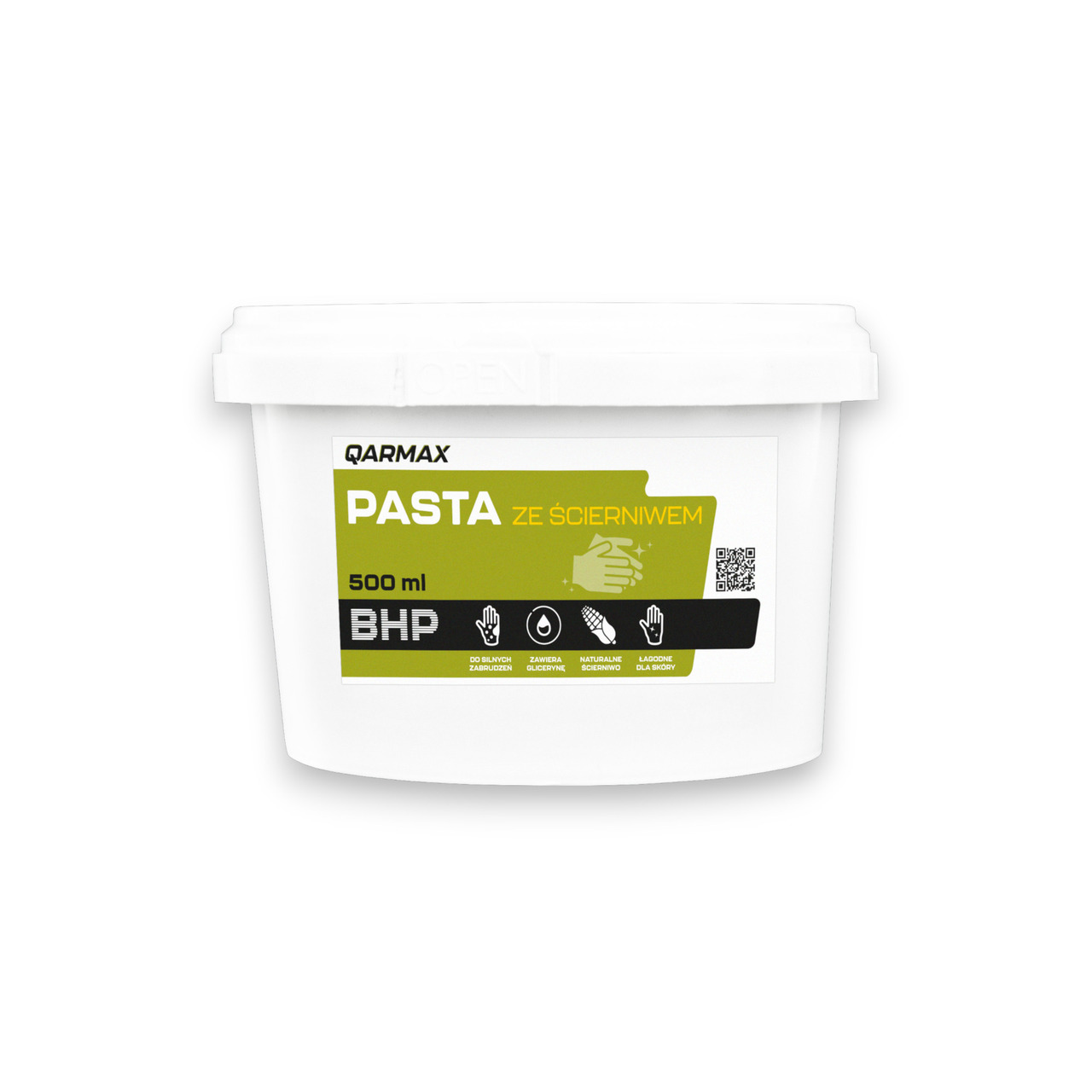 Qarmax Pasta BHP do rąk ze ścierniwem 500 ml 2