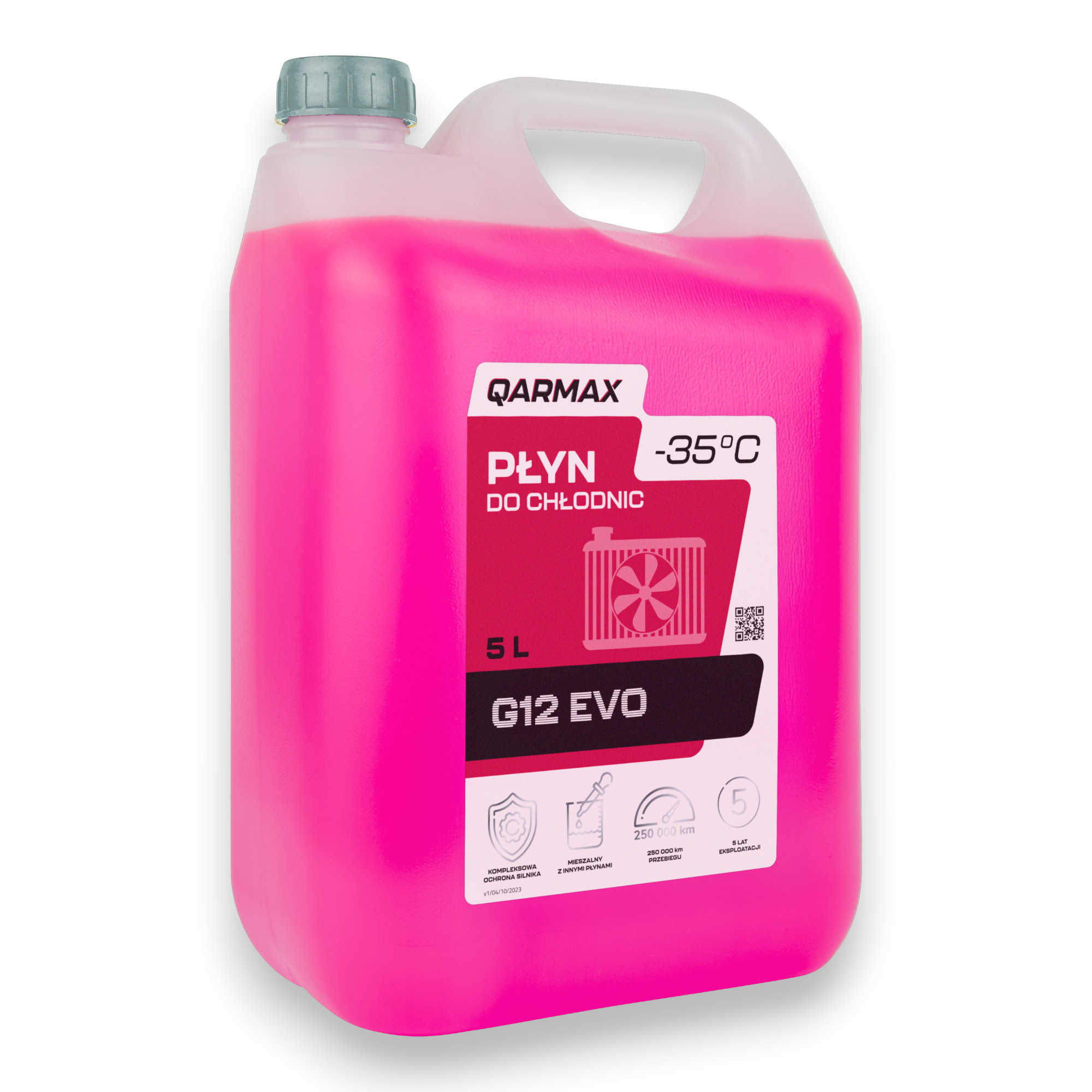 QARMAX PŁYN DO CHŁODNIC G12 EVO 5L 1