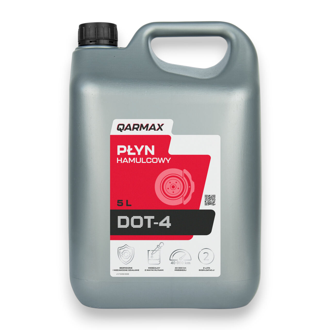QARMAX PŁYN HAMULCOWY DOT-4 5L 3