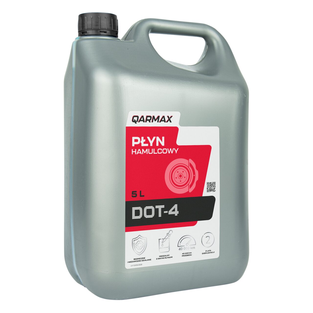 QARMAX PŁYN HAMULCOWY DOT-4 5L 4