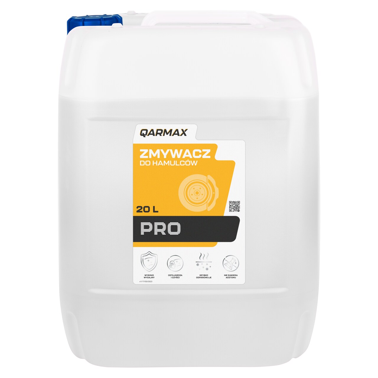 QARMAX ZMYWACZ DO HAMULCÓW 20L