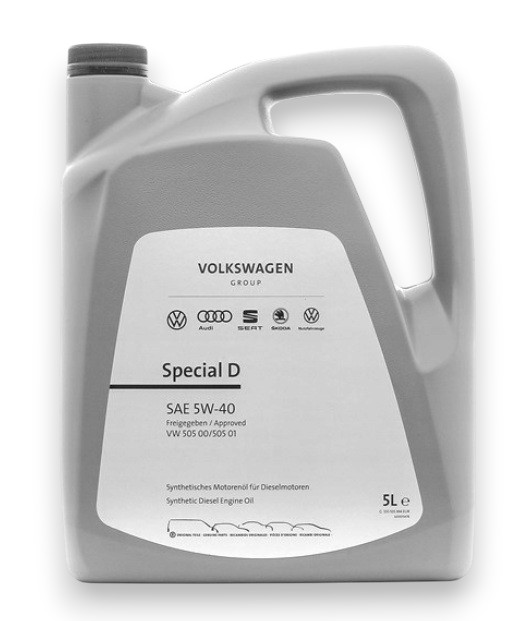 VOLKSWAGEN VW VAG OLEJ ORYGINALNY SPECIAL D 5W-40 505.00/505.01 5L /OEM/ GS55505M4EUR