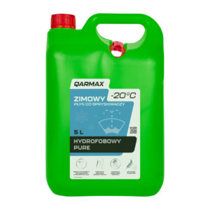 QARMAX HYDROFOBOWY PŁYN DO SPRYSKIWACZY ZIMOWY ETANOL PURE -20 5L z lejkiem