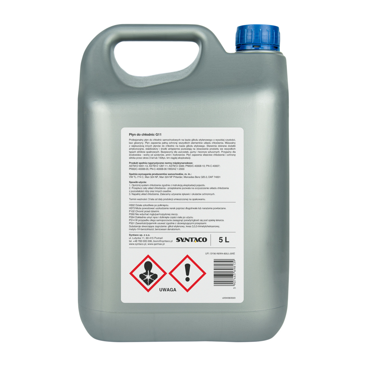 QARMAX PŁYN DO CHŁODNIC G11 5L 2