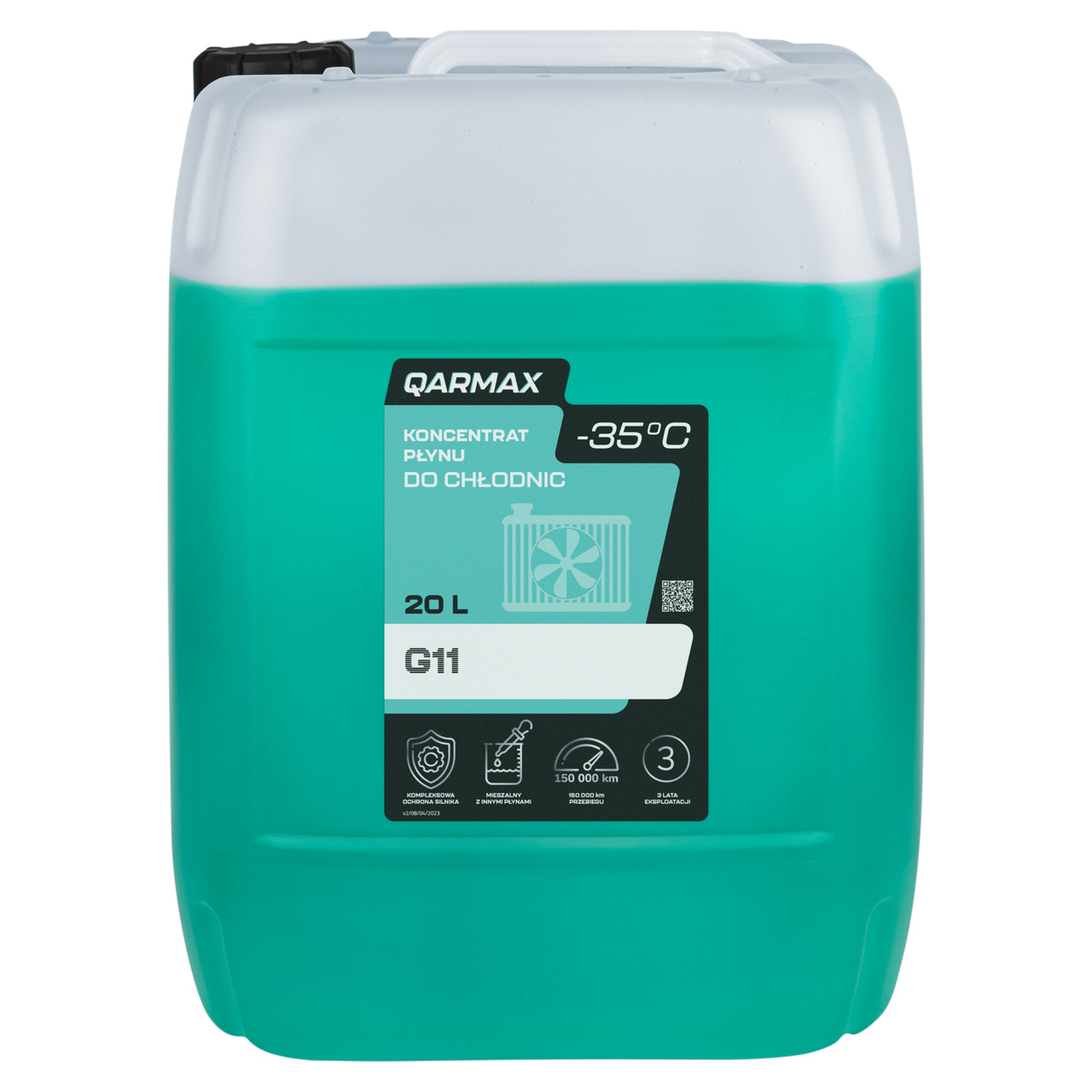 QARMAX KONCENTRAT PŁYNU DO CHŁODNIC G11 20L