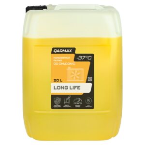 QARMAX KONCENTRAT LONG LIFE PŁYNU DO CHŁODNIC Żółty 20L