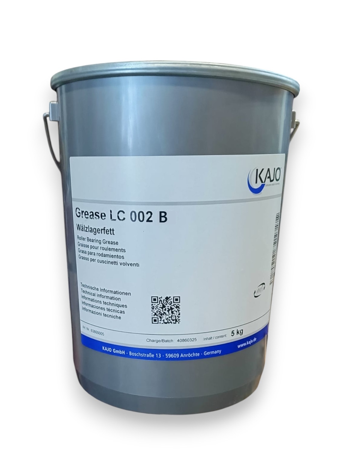 KAJO®-Grease LC 002 B (Wälzlagerfett LC 002 (Blau)) 5 kg