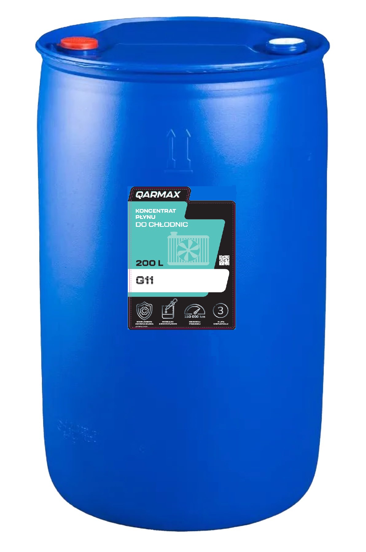 QARMAX KONCENTRAT PŁYNU DO CHŁODNIC G11 200L