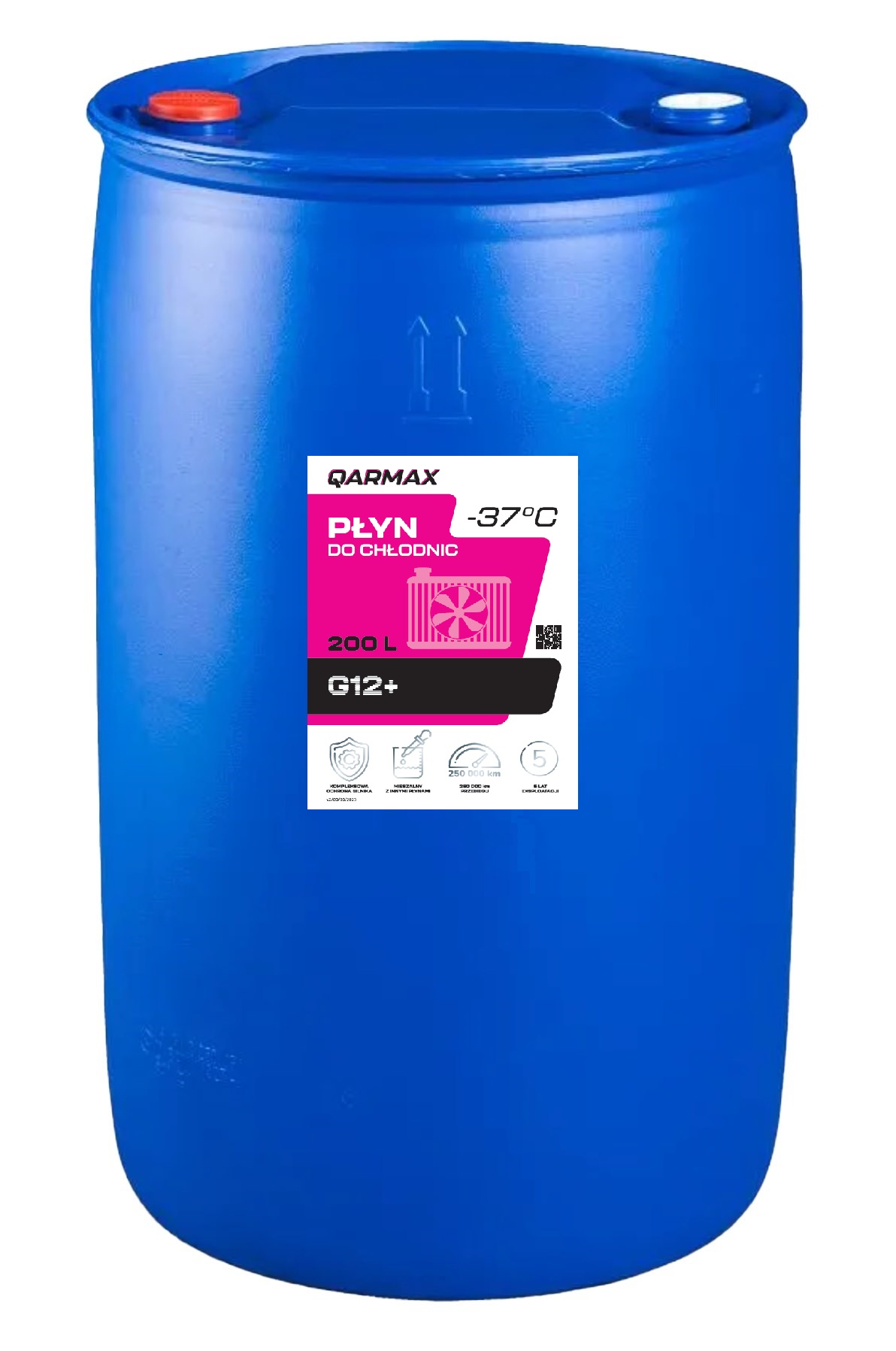 QARMAX PŁYN DO CHŁODNIC G12+ RÓŻOWY 200L