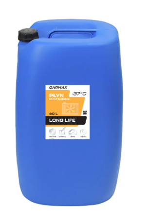QARMAX PŁYN DO CHŁODNIC LONG LIFE ŻÓŁTY 60L