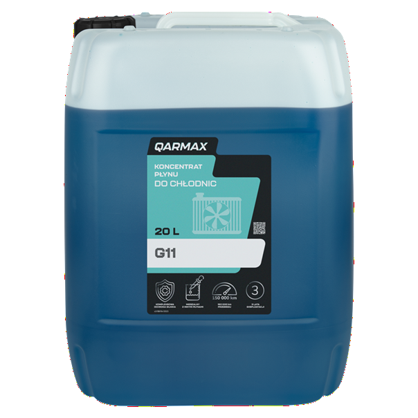 QARMAX KONCENTRAT PŁYNU DO CHŁODNIC G11 20L