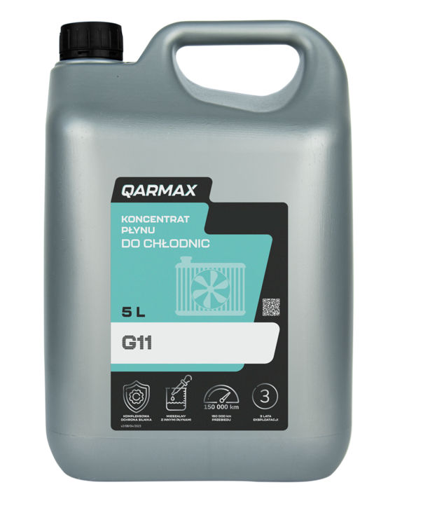 QARMAX KONCENTRAT PŁYNU DO CHŁODNIC G11 5L 1