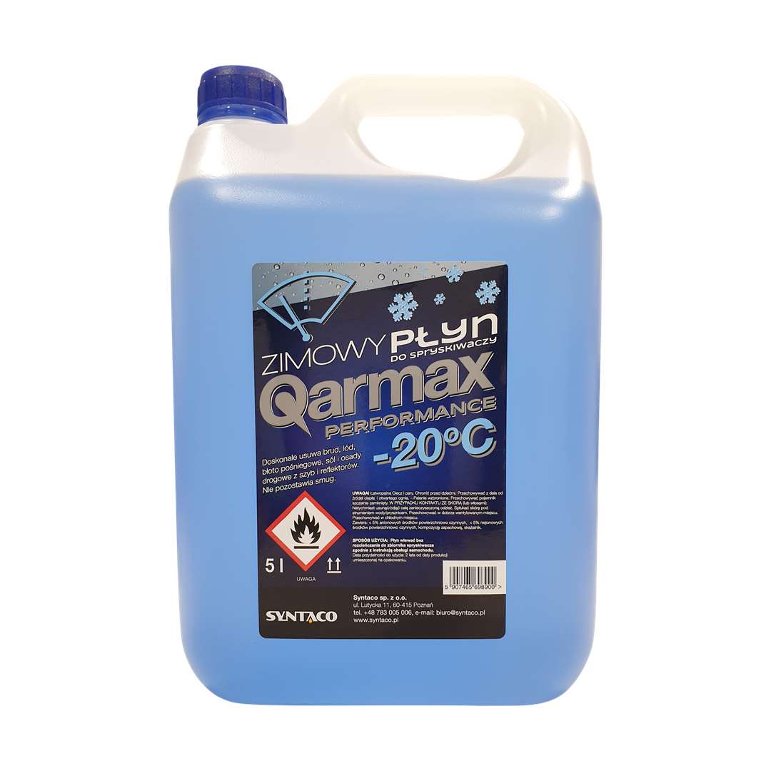 QARMAX PERFORMANCE PŁYN DO SPRYSKIWACZY ZIMOWY ETANOL -20 5L 3