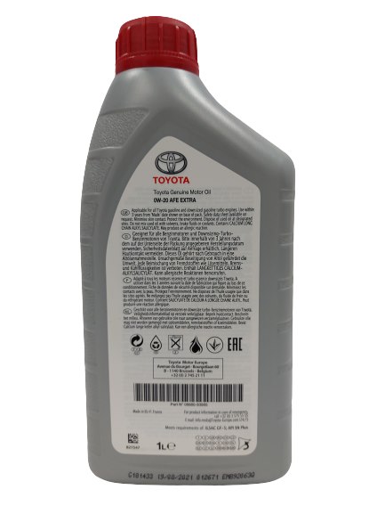 Toyota SAE 0W-20 AFE 1L OEM 888083885/888086296 2