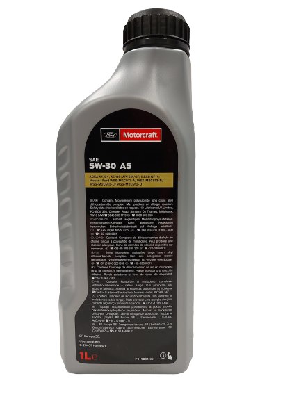 FORD MOTORCRAFT A5 5W-30 1L (FORMULA F ) OEM 15CF56/15F1CE 2