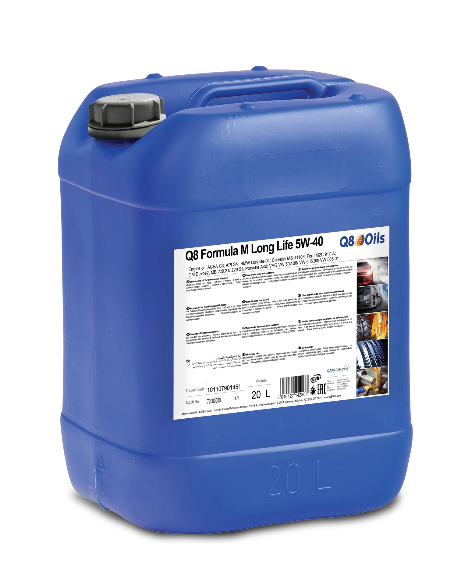 Q8 F M Long Life 5W-40 - 20L