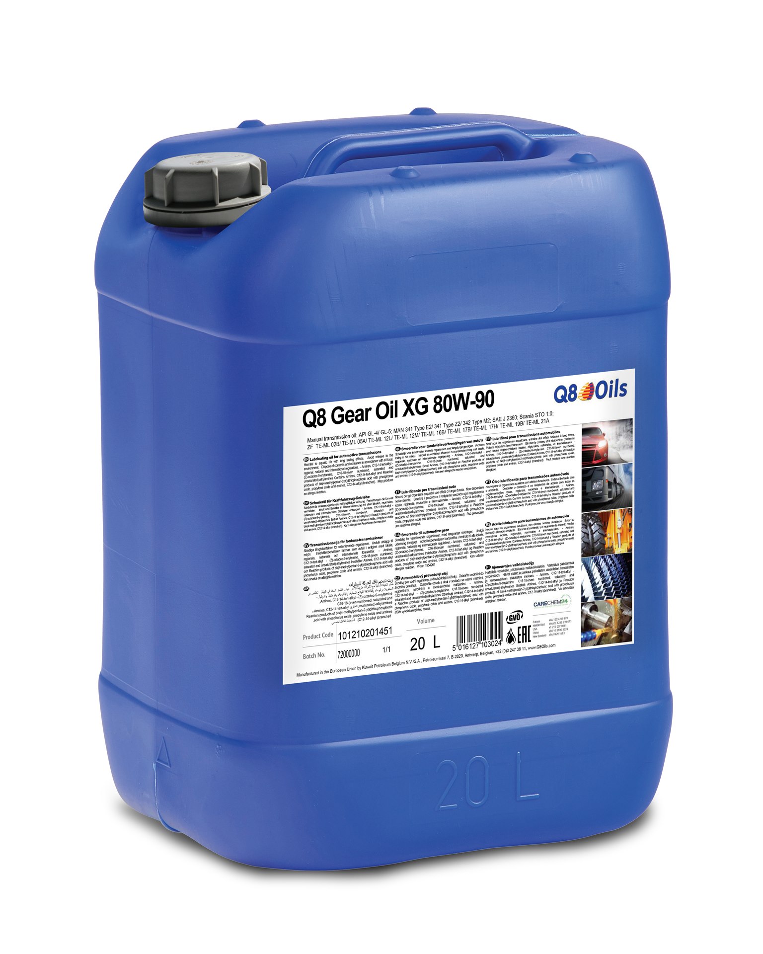 Q8 Gear Oil XG 80W-90 - 20L