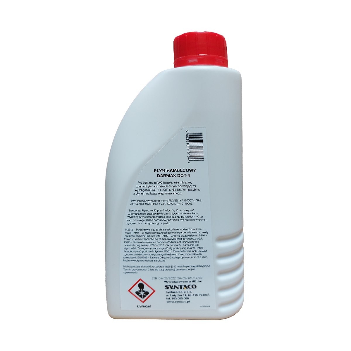 QARMAX PŁYN HAMULCOWY DOT-4 1L 2