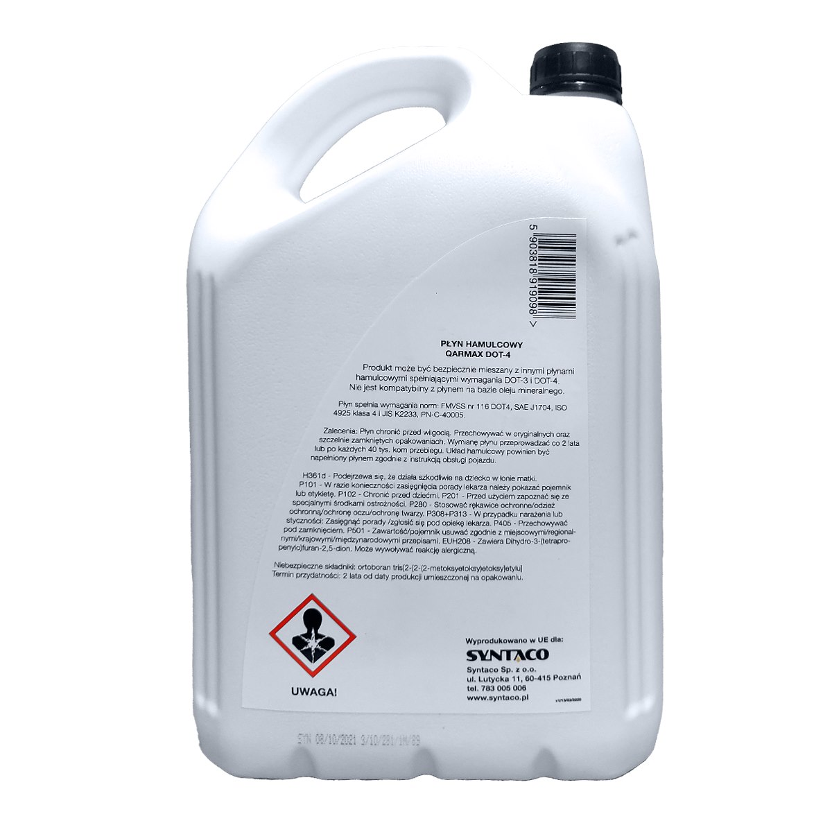 QARMAX PŁYN HAMULCOWY DOT-4 5L 2