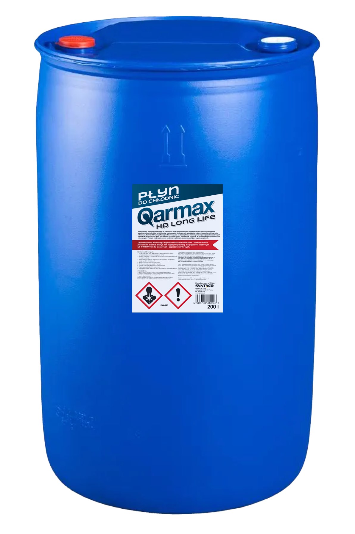 QARMAX PŁYN DO CHŁODNIC HD LONG LIFE RÓZOWY 200L