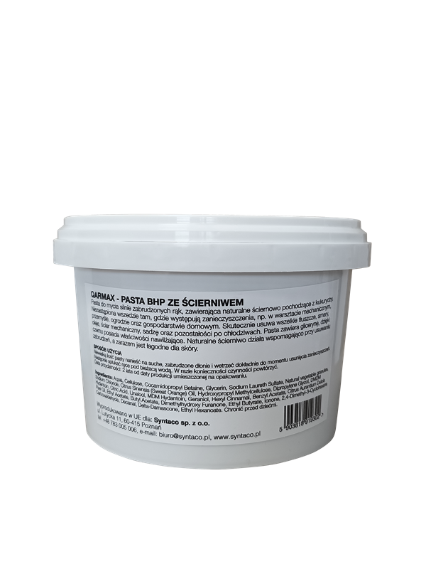 Qarmax Pasta BHP do rąk ze ścierniwem 500 ml 1